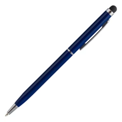Długopis aluminiowy Touch Tip, granatowy (R73408.42)