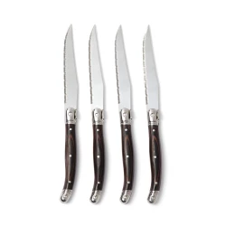 Zestaw noży do mięsa VINGA Gigaro, 4 szt. - srebrny (VG023-32)