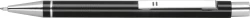 Metalowy długopis półżelowy ALMEIRA - czarny (374103)