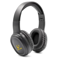 Składane bezprzewodowe słuchawki nauszne ANC | Riguel - czarny (V1384-03)