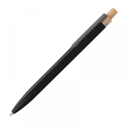 Długopis z aluminium z recyklingu - czarny - (13845-03)