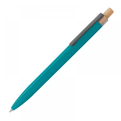 Długopis z aluminium z recyklingu - turkusowy - (13845-14)