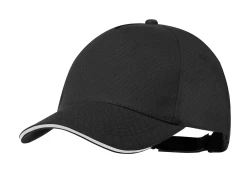 Sandrok czapka z daszkiem RPET - czarny (AP733935-10)