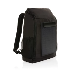 Plecak z panelem słonecznym 5W Pedro AWARE™ RPET - czarny (P763.291)