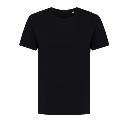 Damska koszulka Iqoniq Yala, bawełna z recyklingu - black (T4100.001.L)
