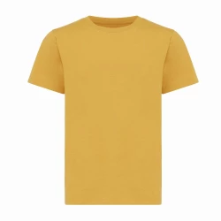 Dziecięca koszulka Iqoniq Koli, bawełna z recyklingu - ochre yellow (T6100.021.1112)