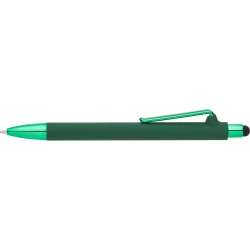 Długopis, touch pen - zielony (V1565-06)