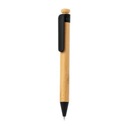 Bambusowy długopis - czarny (V2037-03)