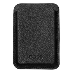 Magnetyczne etui na karty do smartfona Magnet Mobile Classic Grained Black - Czarny (HLJ416A)