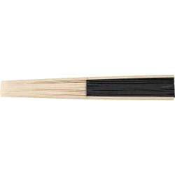 Wachlarz z bambusa - czarny (V2201-03)
