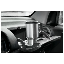Kubek izotermiczny Car Comfort 420 ml z podgrzewaczem, srebrny/czarny (R08357)