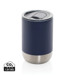 Kubek termiczny 360 ml, stal nierdzewna z recyklingu - granatowy (P433.0625)
