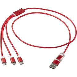Versatile kabel do ładowania 5-1 z aluminium z recyklingu (12438621)