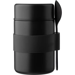 Pojemnik na żywność 460 ml z łyżeczką - czarny (VA135-03)