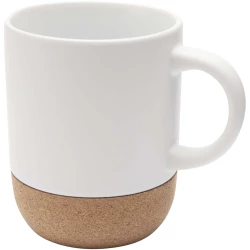 Billie kubek ceramiczny o pojemności 300 ml z detalami z korka i matowym wykończeniem (10084701)