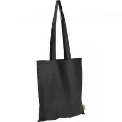Torba bawełniana z długimi uszami 180g/m2 - czarny - (64698-03)