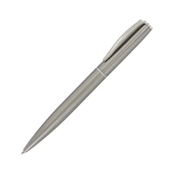 Metalowy długopis w pudełku Silvery, srebrny (R02331.01)