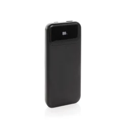 Power bank 10000 mAh ze zintegrowanymi kablami Turbopack - czarny (P322.5801)