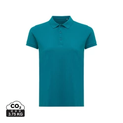 Damska koszulka polo Iqoniq Yosemite, tkanina pique z bawełny z recyklingu (T4200.009.XL)