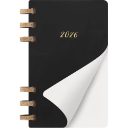 Spiralny kalendarz MOLESKINE - czarny (VM790-03/2026)