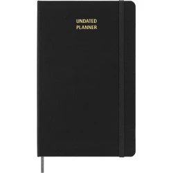 Spiralny kalendarz MOLESKINE UNDATED - czarny (VM990-03)