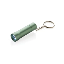 Brelok do kluczy z aluminium z recyklingu, latarka Flash (P514.0407)