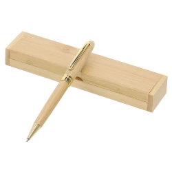 Bambusowy długopis w etui - beżowy (VA316-20)