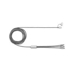 Kabel do ładowania i synchronizacji BrandCharger Trident 2+ - grafitowy (VA557-15)