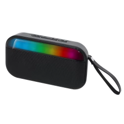 Głośnik bezprzewodowy 5W z RABS, lampka LED - czarny (VA611-03)