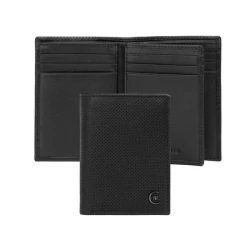 Card holder trifold Islington Black - Czarny (NLE513A)
