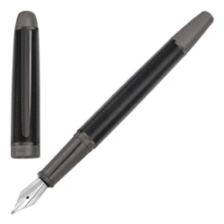 Wieczne pióro Holborn Black & Gun - Czarny (NSI5892A)