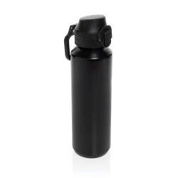 Butelka sportowa 600 ml Via - czarny (P437.5001)