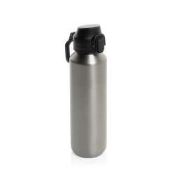Butelka sportowa 600 ml Via - srebrny (P437.5002)