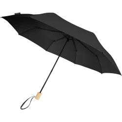 Składany wiatroodporny parasol 51 cm z PET z recyklingu Birgit (10914590)
