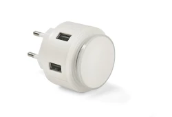 Ładowarka sieciowa USB z lampką nocną NOTTO (09135-01)