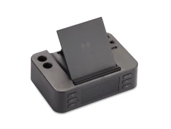 Budzik z ładowarką indukcyjną CLOCKI (09172-02)