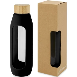 Tidan Butelka z borokrzemianowego szkła o pojemności 600 ml z silikonowym uchwytem (10066690)