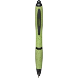 Długopis Nash ze słomy pszenicznej i czarną skuwką (10738303)