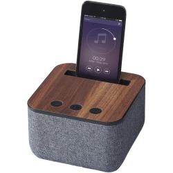 Materiałowo-drewniany głośnik Bluetooth® Shae (10831300)