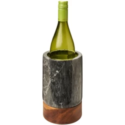 Chłodziarka do wina wykonana z marmuru i drewna Harlow (11299700)