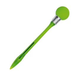 Długopis z żarówką - zielony (1180109)