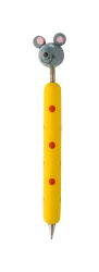 Zoom długopis, mysz - żółty (AP809344-E)