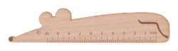 Looney drewniana linijka - naturalny (AP718092-G)