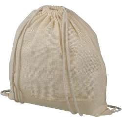 Plecak Maine z siatki bawełnianej ze sznurkiem ściągającym (12048300)