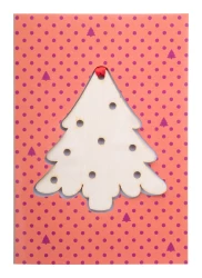TreeCard karta świąteczna, choinka - naturalny (AP718781-C)