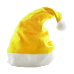 Papa Noel czapka świętego mikołaja - żółty (AP761655-02)
