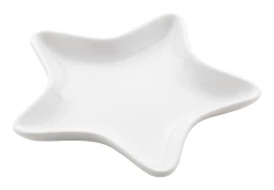 Jokkmokk talerz na przekąski, gwiazda - biały (AP803414-B)