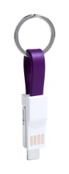 Hedul kabelek USB brelok - purpura (AP721046-13)