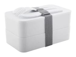 Fandex antybakteryjne pudełko na lunch - biały (AP721817-01)