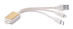 Korux kabel USB - brelok - beżowy (AP721822-00)